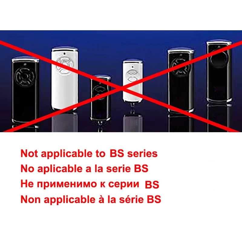 Pilot HSM HSE 868MHz Garage Door Remote Control Hsm2 HSE2 HS2 868 Controller Hand Transmitter Gate Opener Copy/Program Two Way