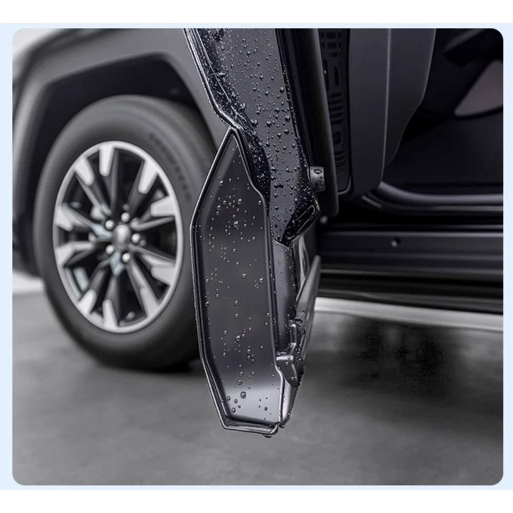 Für Toyota RAV4 2026-2028 Vordertür-Eckdichtungsabdeckung ABS Schwarz Schutzleiste 2 Stück Auto-Außenaccessoires Plus – Detail 7