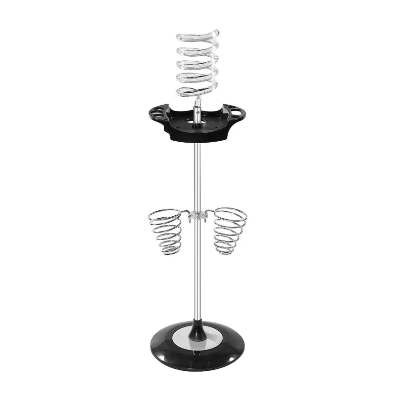 

Electric hair dryer bracket Barber salon Bathroom storage Household stainless steel vertical floor-to-ceiling hair dryer rack