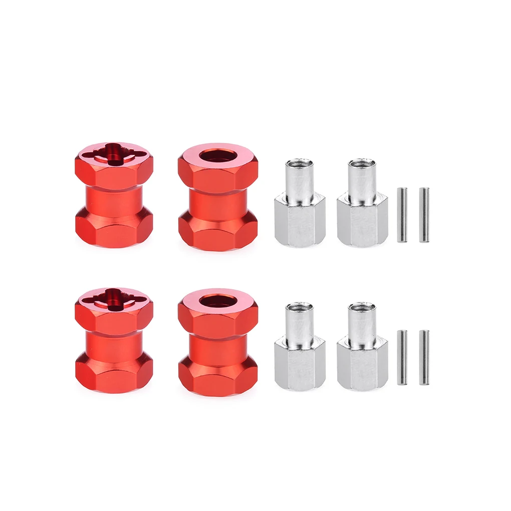 15/20/25mm 4PCS Mettal Wheel Hex Mount Hex Extension combinatore accoppiatore per 1/10 Axial SCX10 RC Car Upgrade Part