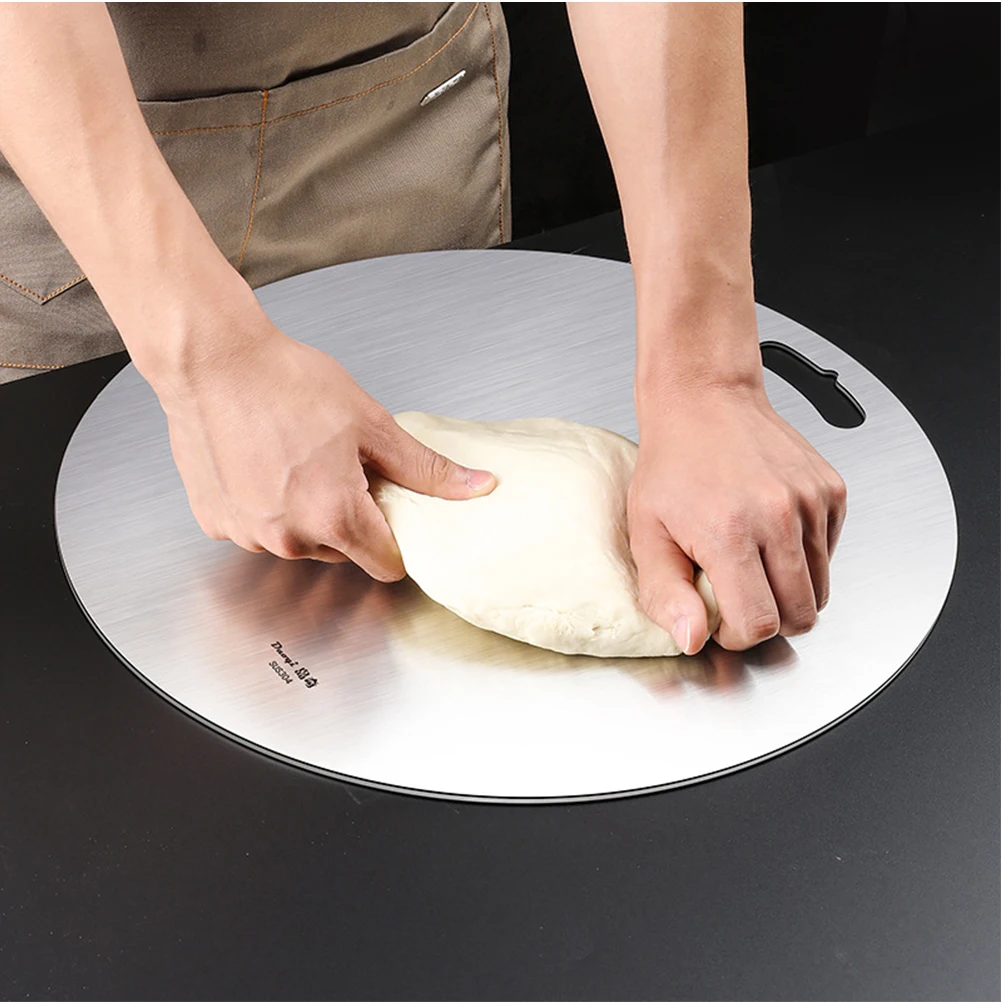 

Round Stainless Steel Cutting Board Mats Butcher Chopping Boards