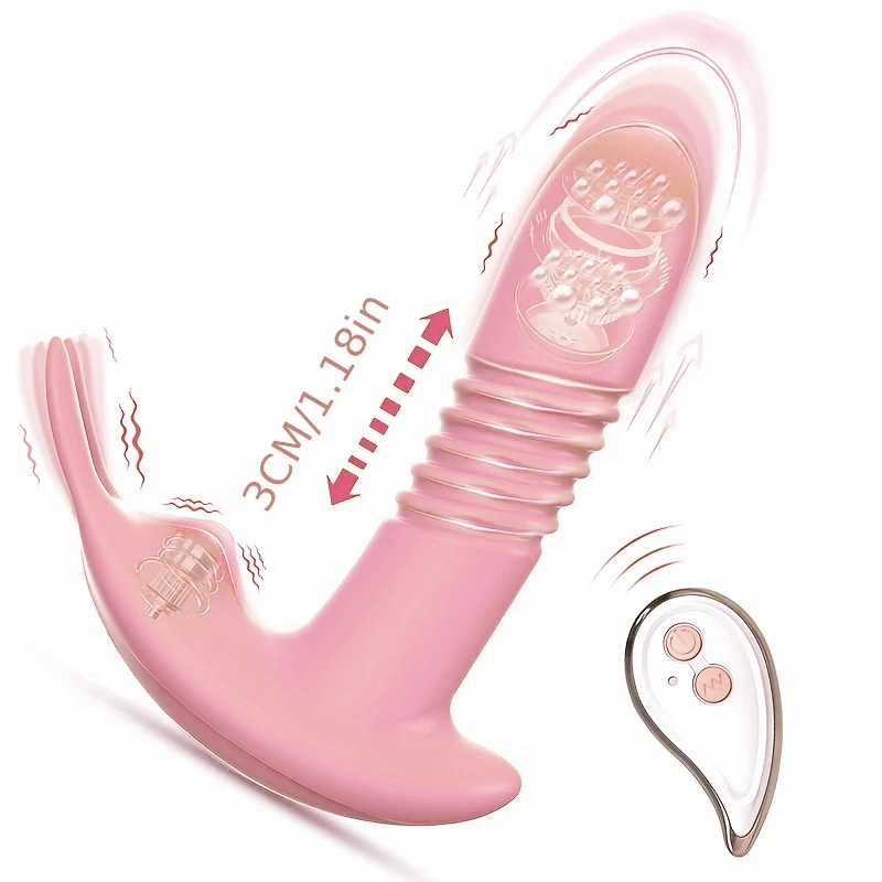 Rotating Vibrator Thrusting Dildos Telescopic Vibration Remote Vagina G Spot Massage Clitoris Stimulator Sex Toys For Women