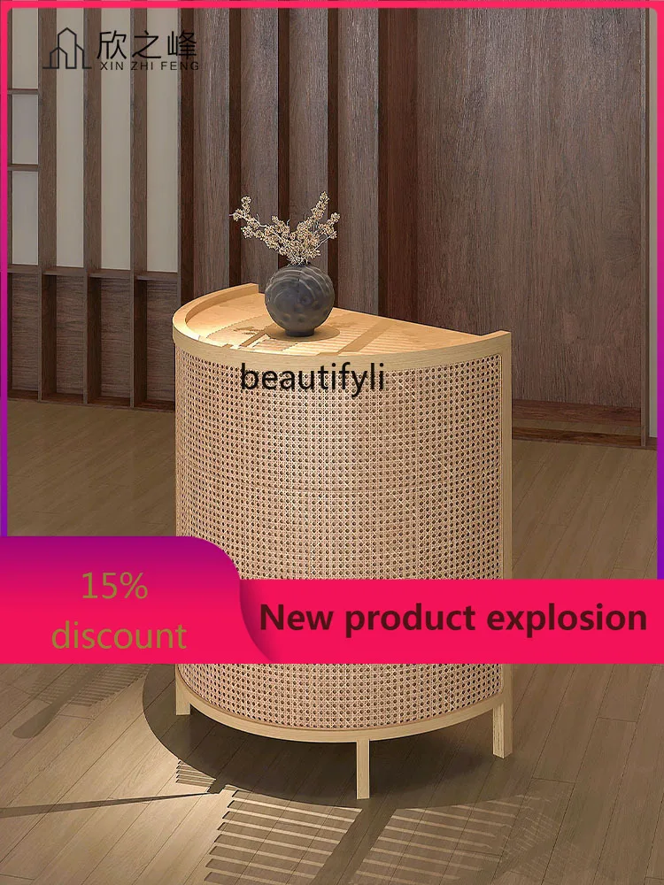 

zzGXiaoxiangfeng Rattan Cashier Clothing Store Beauty Salon Restaurant Small Front Desk