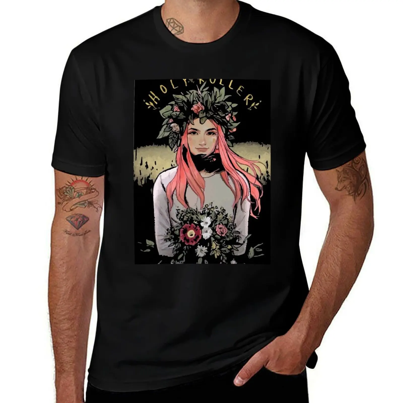 holly roller T-Shirt Running Performance Short Sleeve Tee T-Shirt