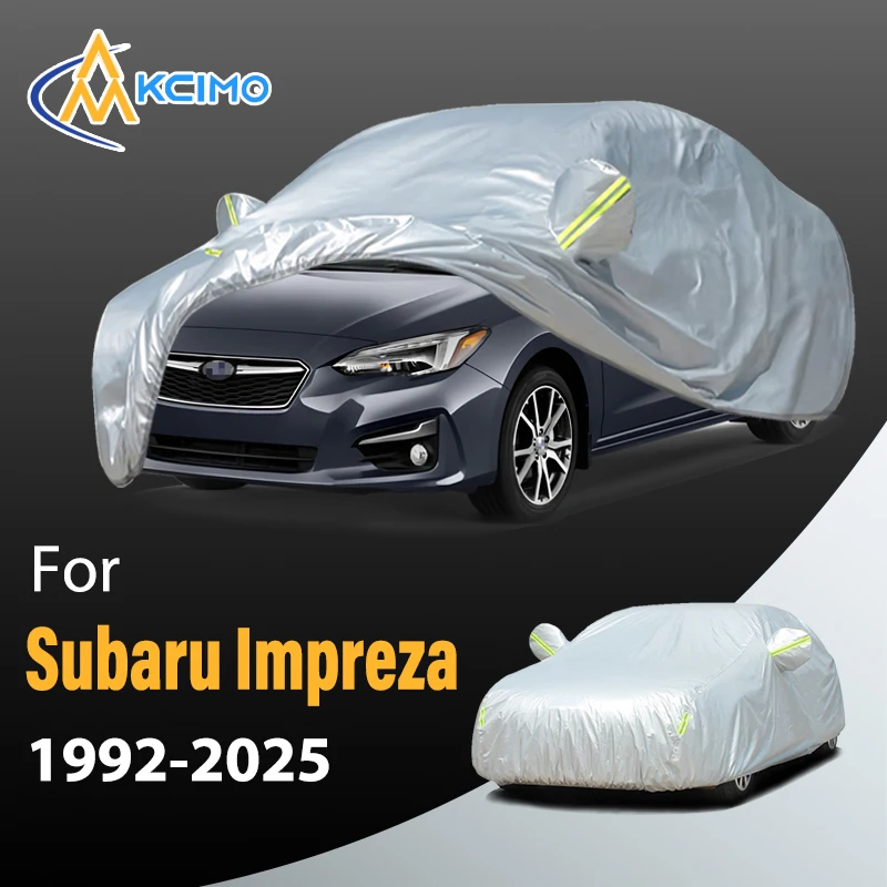 For Subaru Impreza 1992-2025 Car Covers 190T Sun Outdoor Sunscreen Heat Sun UV Protection Falling Leaves And Dust Car Styling