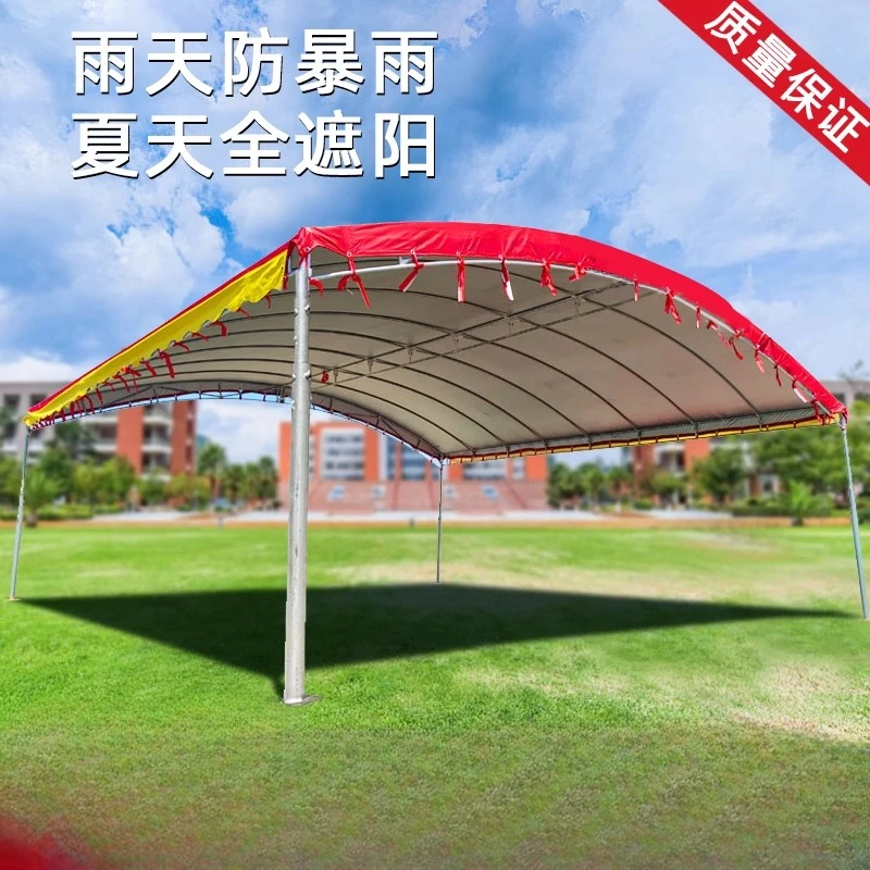 

Banquet tent Outdoor parking shed Rural mobile red and white wedding canopy Banquet canopy stall awning
