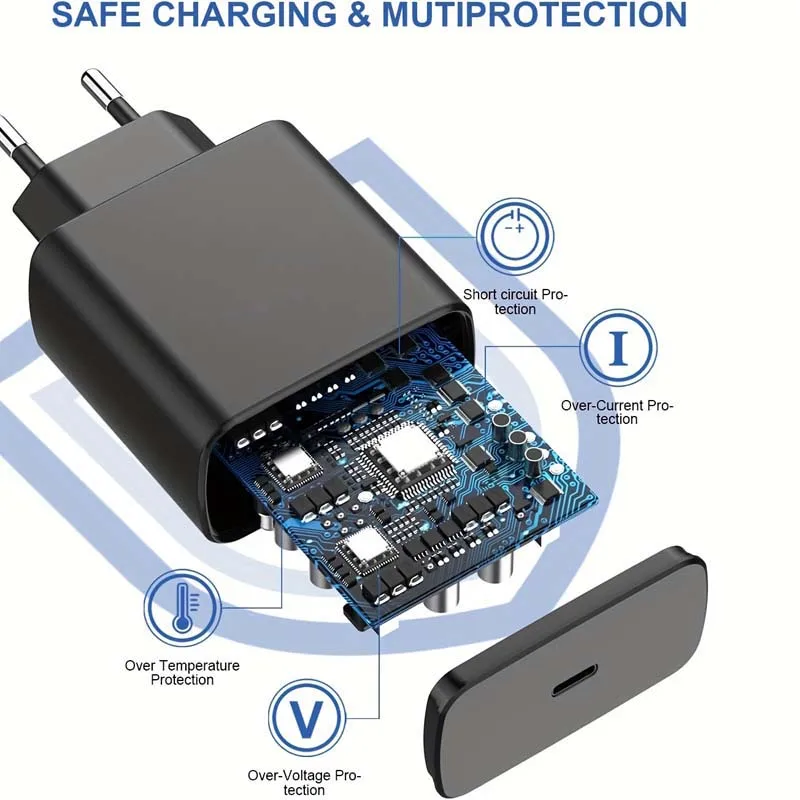 PD 45W USB Charger Fast Charger For Samsung Galaxy S23 Ultra Note10 Plus With USB C To Type C Quick Charge Cable Phone Adapter