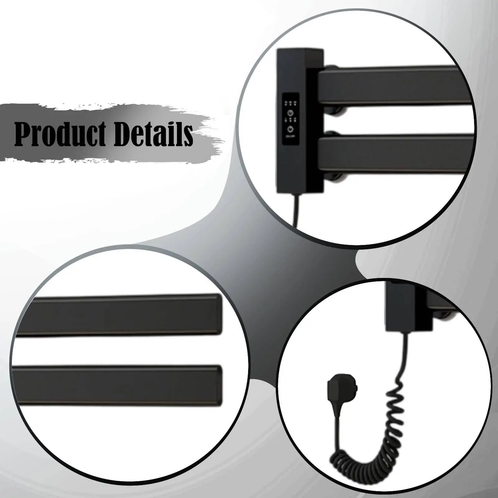 Smart Heated Towel Rack,Towel Warmer,Electric Towels Dryer,Warming Rack,for,Hot Tub