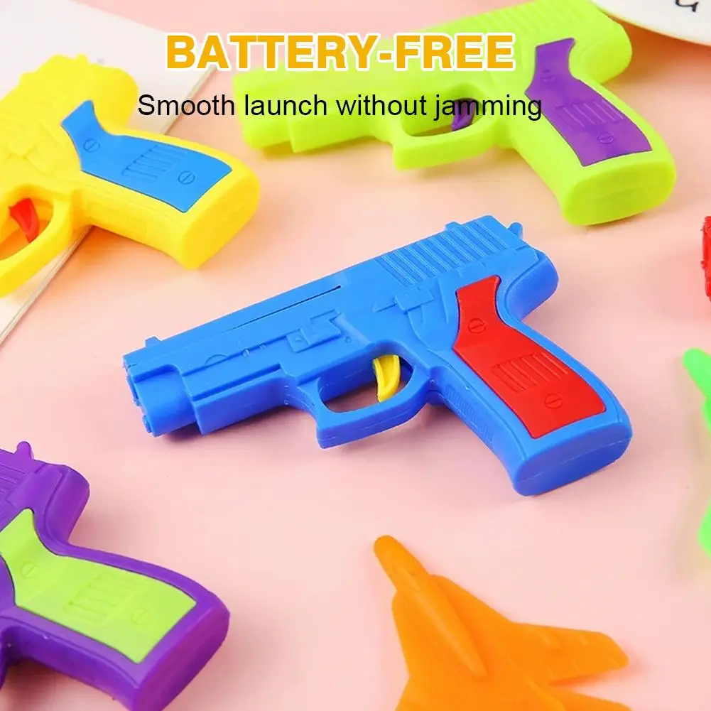 Catapult Airplane Gun Toy Foam Glider Launcher Pistol Shooting Outdoor Sport Game Parent Child Kids Boys Birthday Gifts