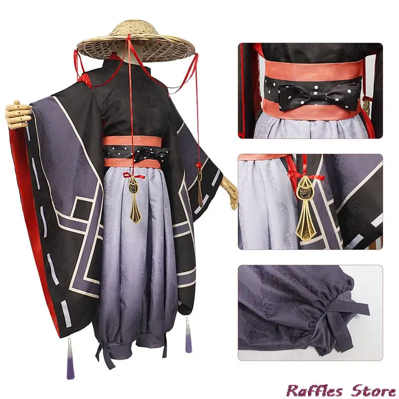 Game Genshin Impact Five Kasen Cosplay Scaramouche Cosplay Costume Genshin Impact Scaramouche Suit Halloween Costume