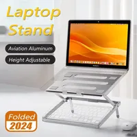 Universal Laptop Stand Portable Adjustable Riser 17.3-inch Laptop Base with Foot Support for MacBook Air Dell HP Xiaomi Huawei