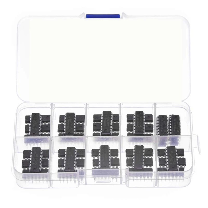 Kit de sortimento Logic Logic IC, Chip Digital Integrado, 40Pcs, 20Pcs, 74Hcxx Plus 20Pcs