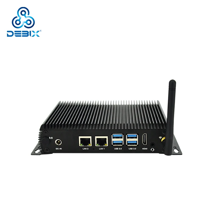 DEBIX industrial Durable IOT gateway embedded linux hardware imx8mp cpu fanless mini industrial pc wifi for energy managements