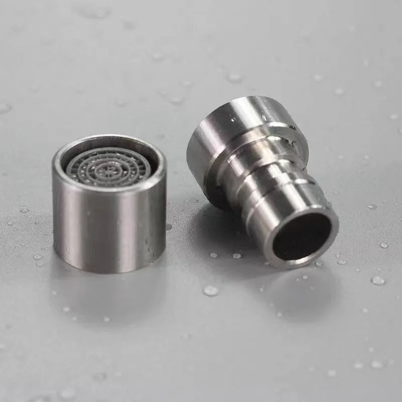 Stainless Steel 4 Point Faucet Adapter Washing Machine Faucet Connector Filter Nozzle Outlet Bubbler Kitchen Accessories F1