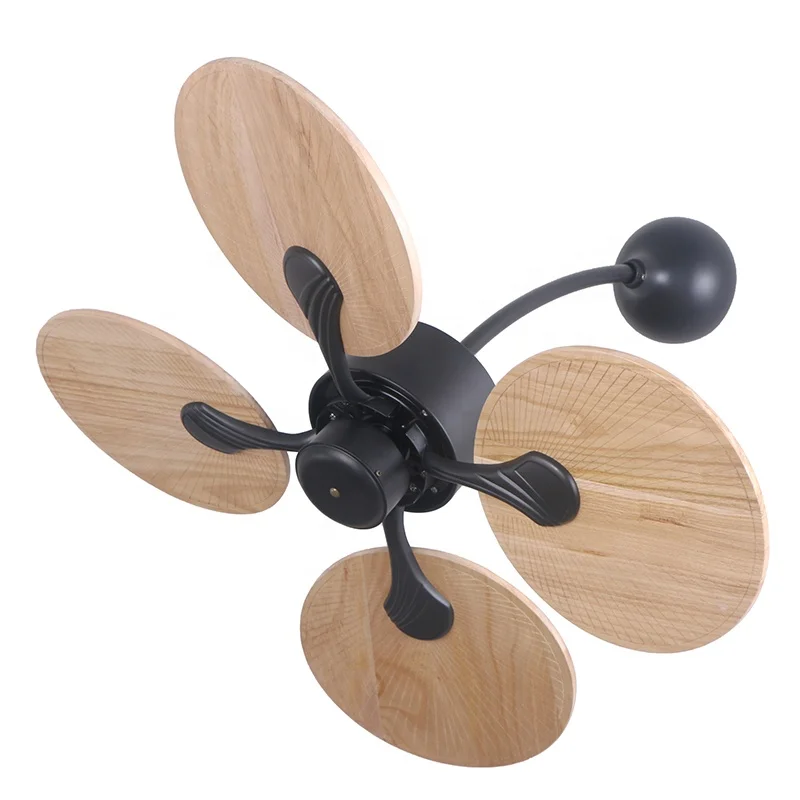 YOUKAIN new design wall mounted ceiling fan small wood ceiling fan with remote control