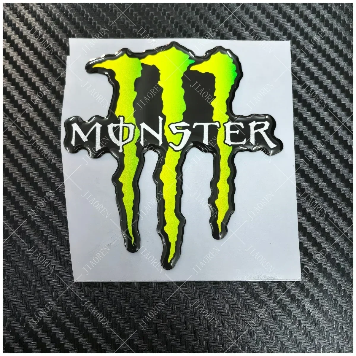 

3D гелевая наклейка Monster Energy с логотипом, эмблема, наклейка для Yamaha Honda Kawasaki Suzuki KTM BMW
