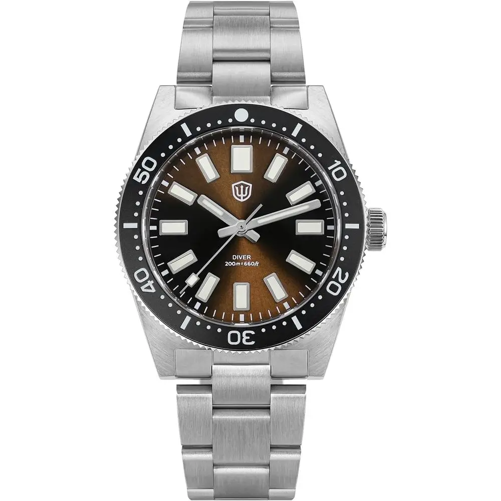 

Часы Watchdives VH31 Quartz, WD196562MA, дайверские часы, 38 мм, с куполообразным сапфировым стеклом, роскошные наручные часы, водонепроницаемость 200 м.