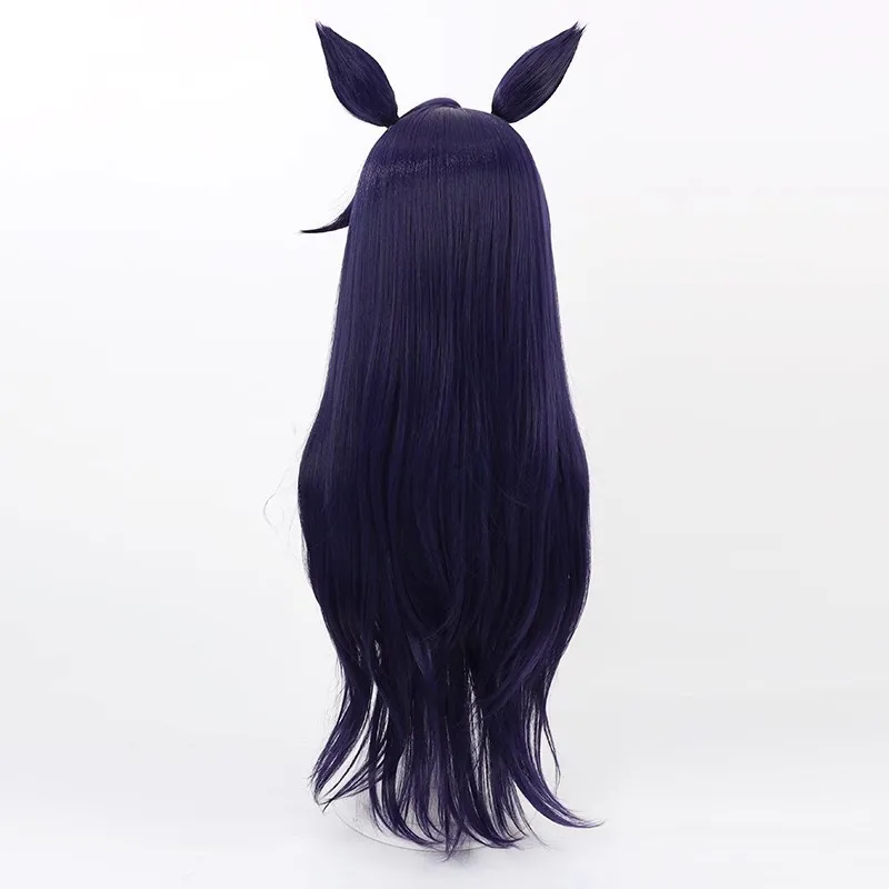 Uma Musume Pretty Derby Peak cosplay wig dark blue ears tail Halloween gift
