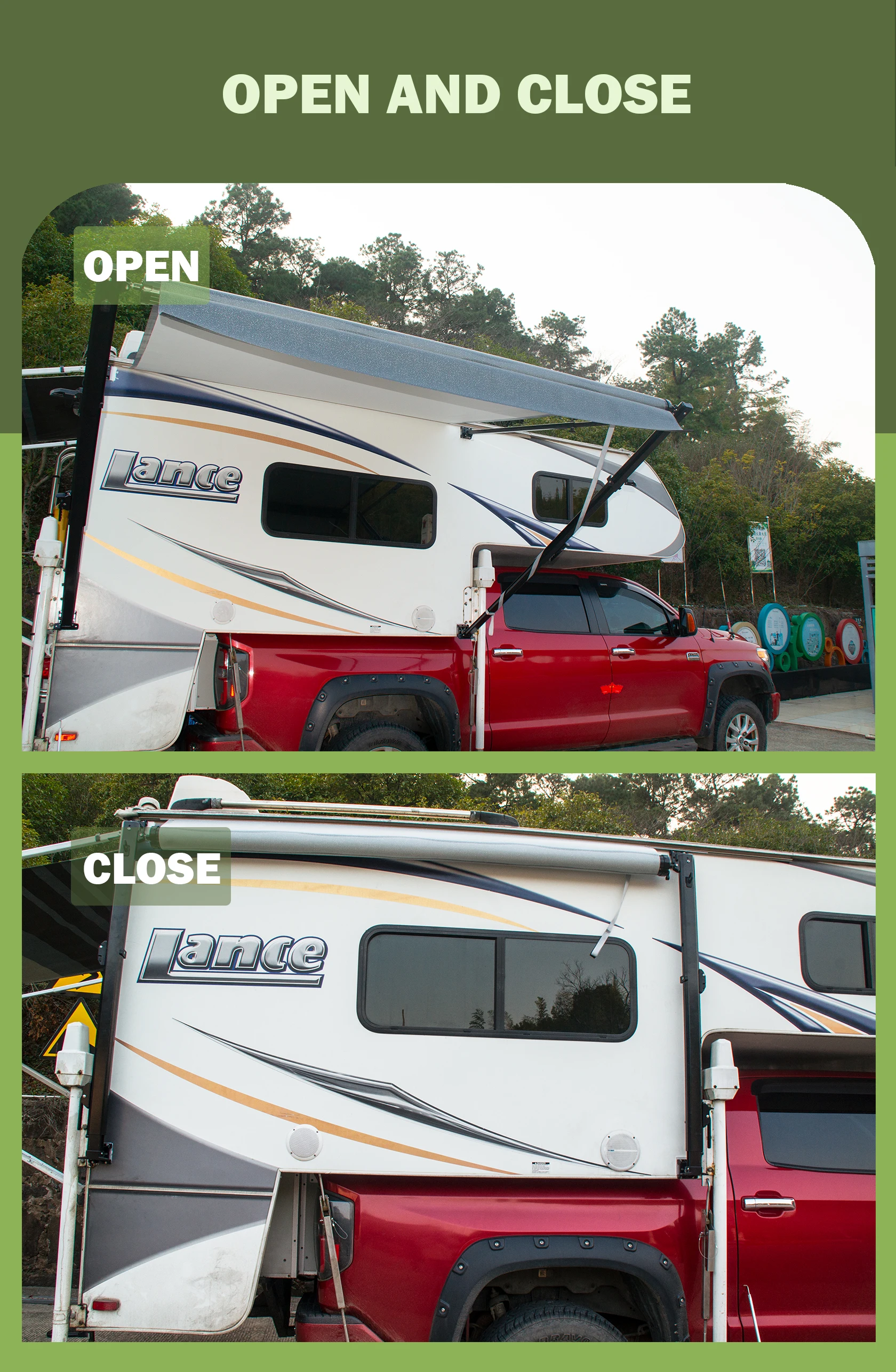 Soleflex B1 Electric Type American Trailer Side Awning