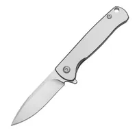 HWZBBEN J238 Mini Pocket Folding Knife Keychain Cutting Paper Edc Knife with Stainless Steel Blade and Stainless Steel Handle