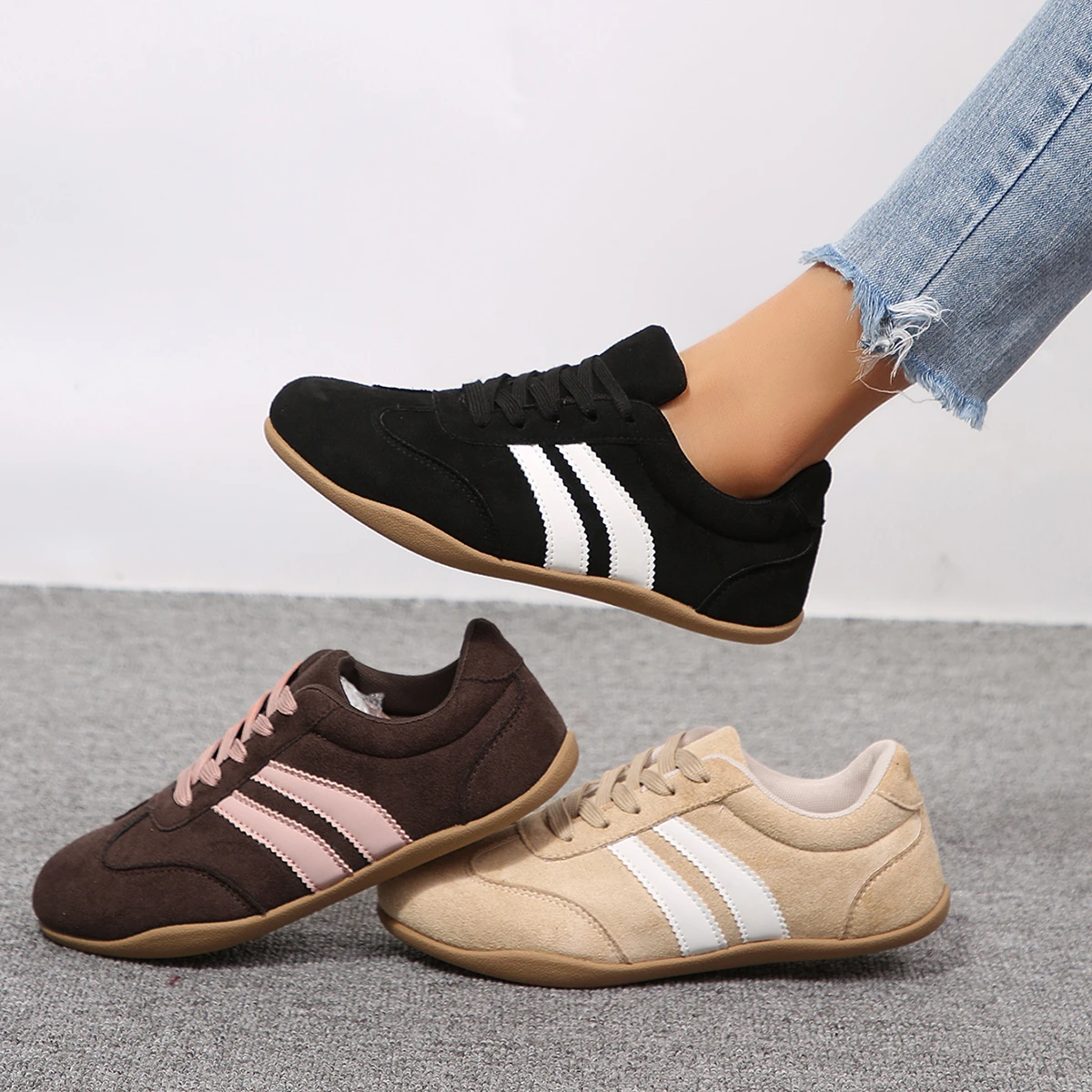 Spring and Autumn Elegant Soft Soled Running Sports and Leisure Shoes Fashionable Best Selling New Comfortable Women's Shoes