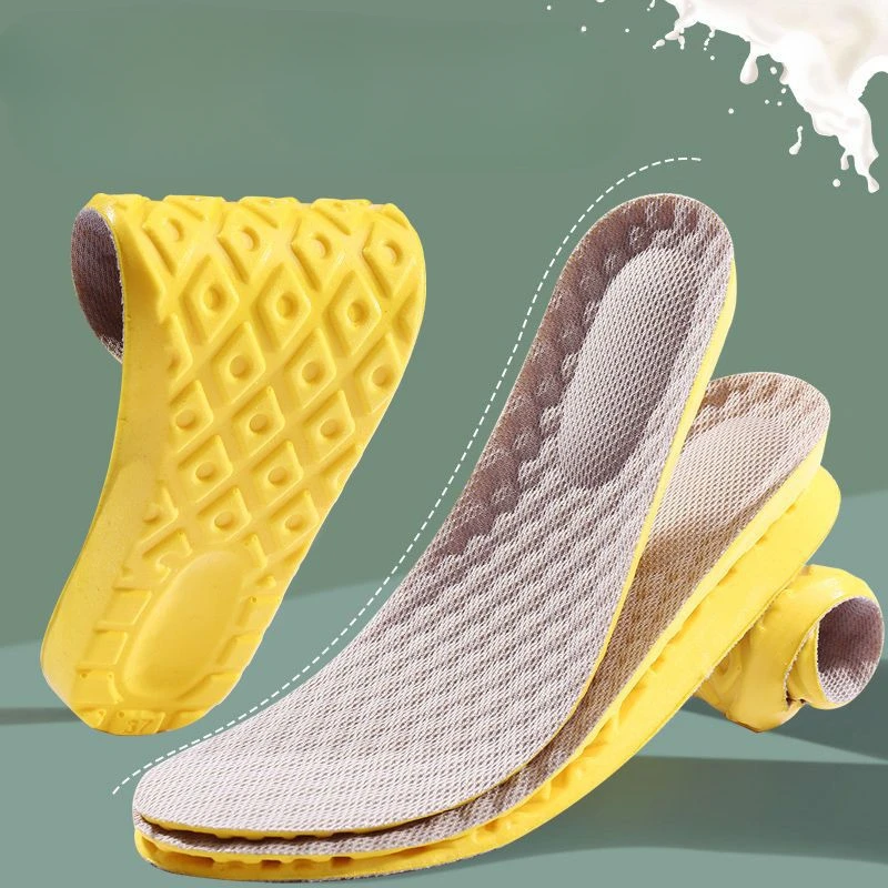 Solette in Memory Foam in lattice per lo Sport cuscinetti per scarpe con supporto per piedi morbidi soletta sportiva ortopedica ad alta elasticità cuscino per inserto per la cura dei piedi