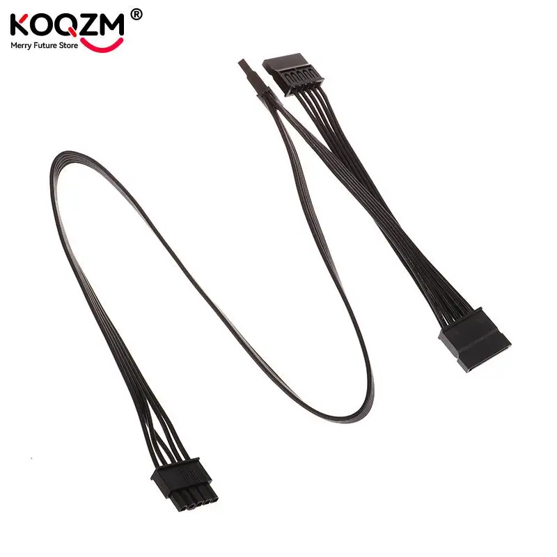 5Pin 1 To 3 SATA 15Pin Female PSU Power Supply Cable For Cooler Master GM Series G750M G650M G550M Modular Extension Cable