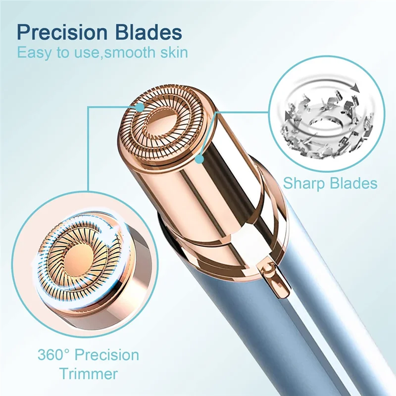 Testine di ricambio per lama a doppio anello per strumento di depilazione touch con finitura impeccabile - Generazione 2 per le donne