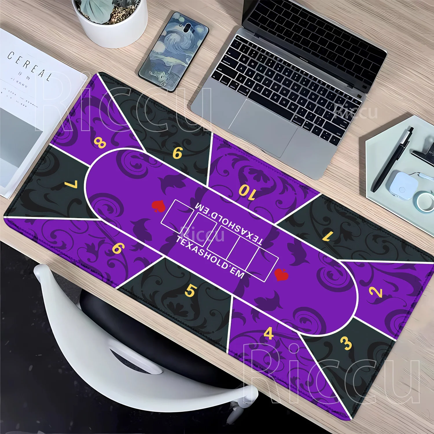 Mousepad Texas Hold’em poker R - Gaming Desk Mat บทวิจารณ์และราคา