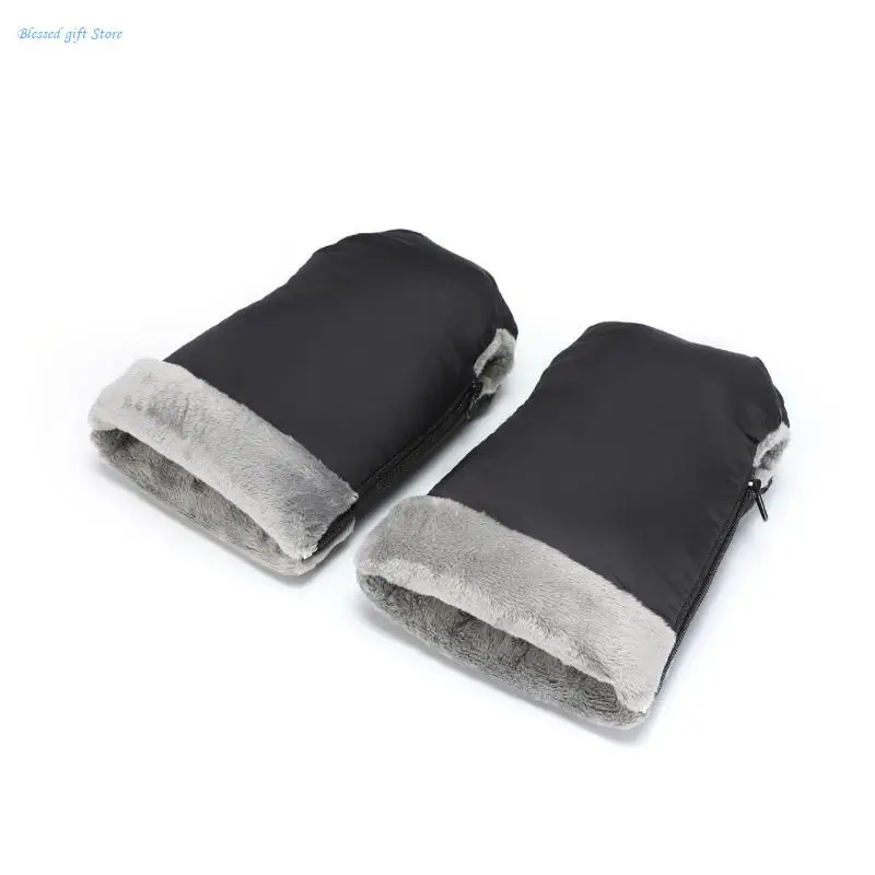 Winter Mittens Cozy Stroller Hand Gloves for Baby Stroller & Pushchair Windproof Hand Muff for Mostly Brand Strollers