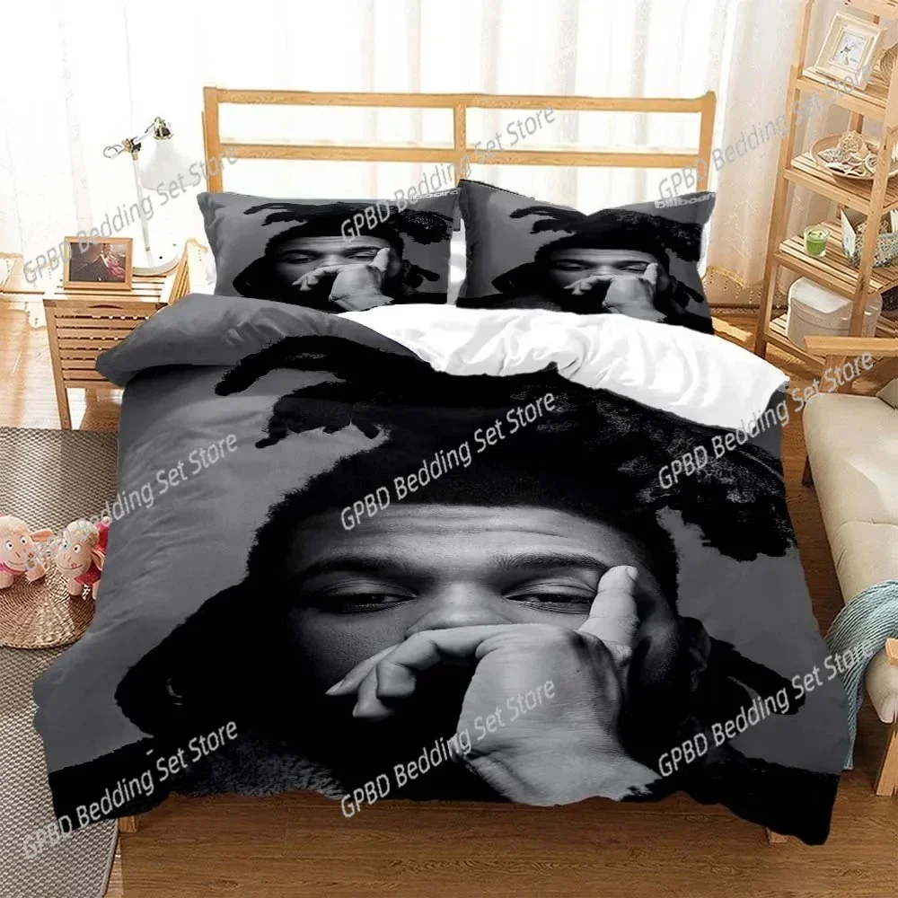 

Die Weeknd pop singer 3D fashion printed bedding Queen bedding set Customized King size bedding set Soft and comfortable