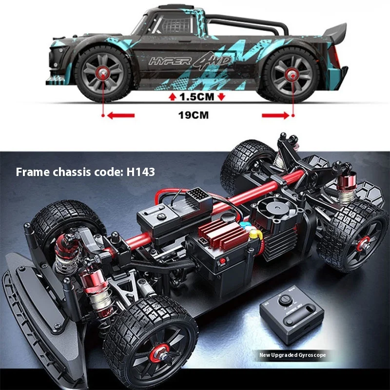 Mjx Hyper Go 1:14 Brushless 14301 14302 Remote Control Car High-Speed Electric Four-Wheel Drive Off-Road Vehicle Model Car view 3