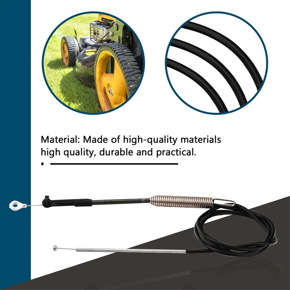 New Arrival 133-8158 Brake Cable for Toro 30Inch Timemaster Lawn Mower, Fits Model 20199 20200 20975 20977, Replace 120-6243