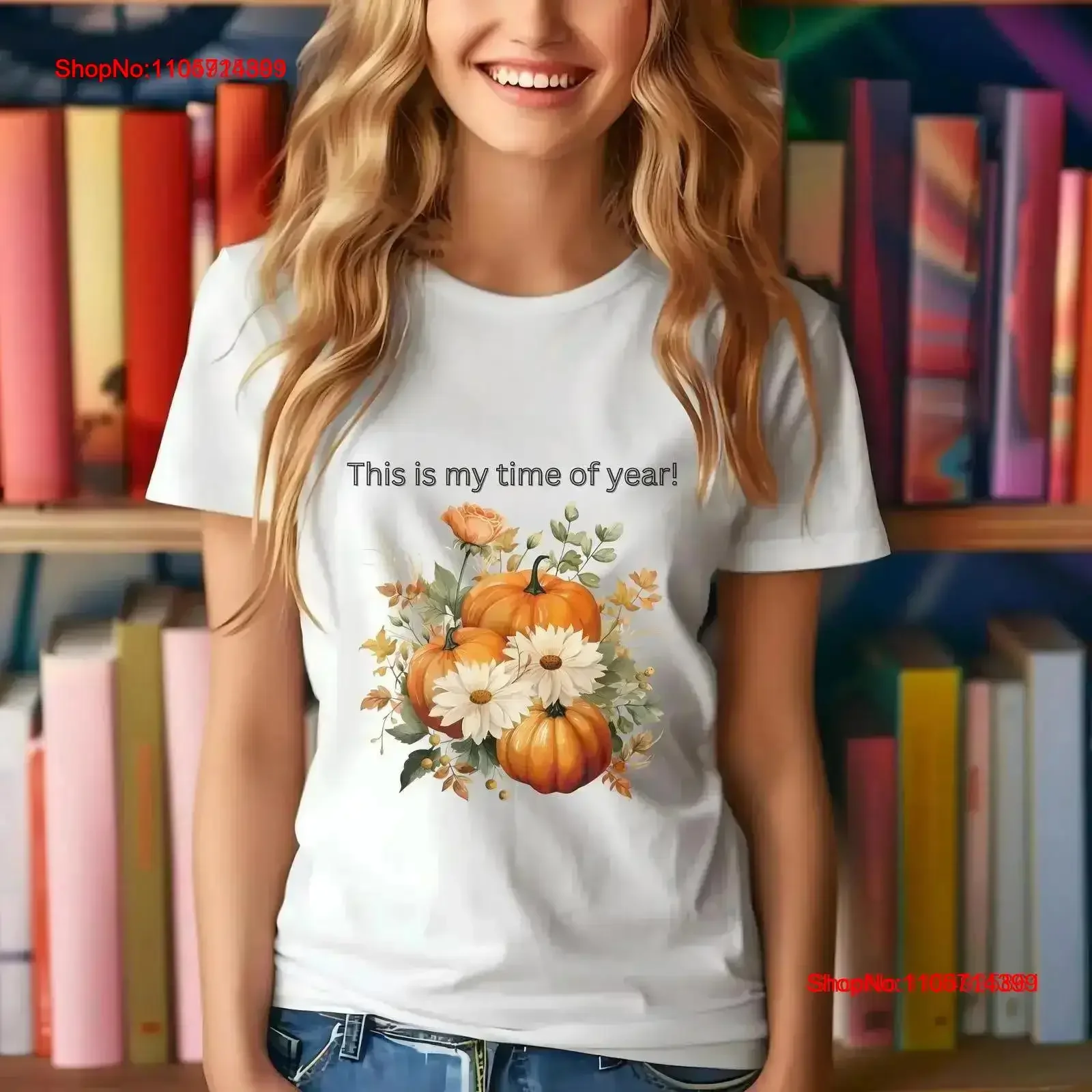T-shirt Autumn Bliss : C'est ma saison ! Tendance automne pour filles, mode saisonnière confortable, style vintage délavé et élégant.