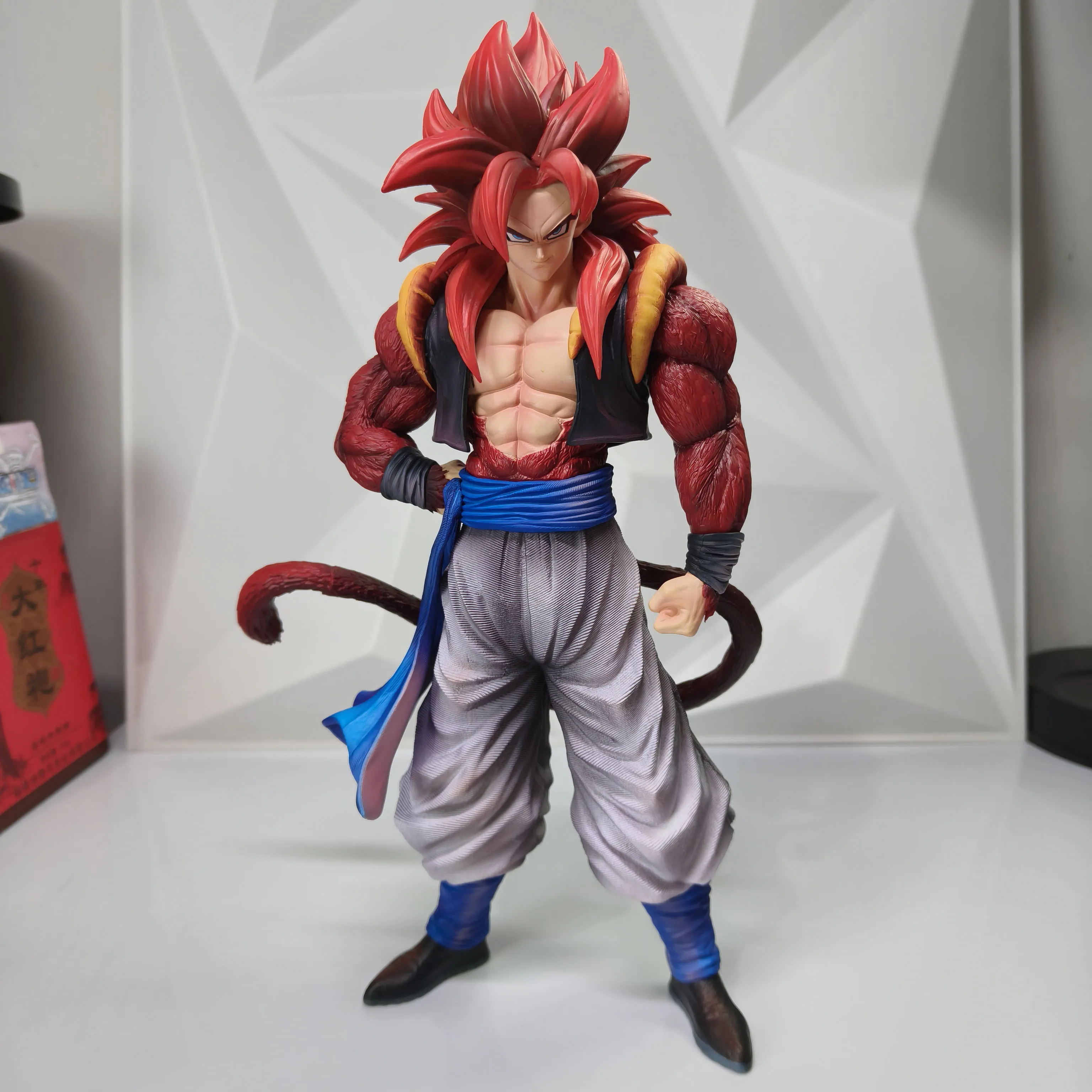 31 cm Dragon Ball Anime Figuur CY Gogeta Action Figure Super Saiyan 4 Gogeta Beeldje Met Vervang Arm Collectie standbeeld Speelgoed Gift