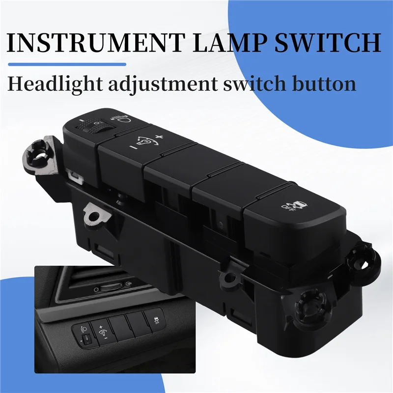 Durable 93700F2060 Instrument Lamp Switch Headlight Adjustment Switch Button For Hyundai Elantra AD 2016-2018 - Image 2