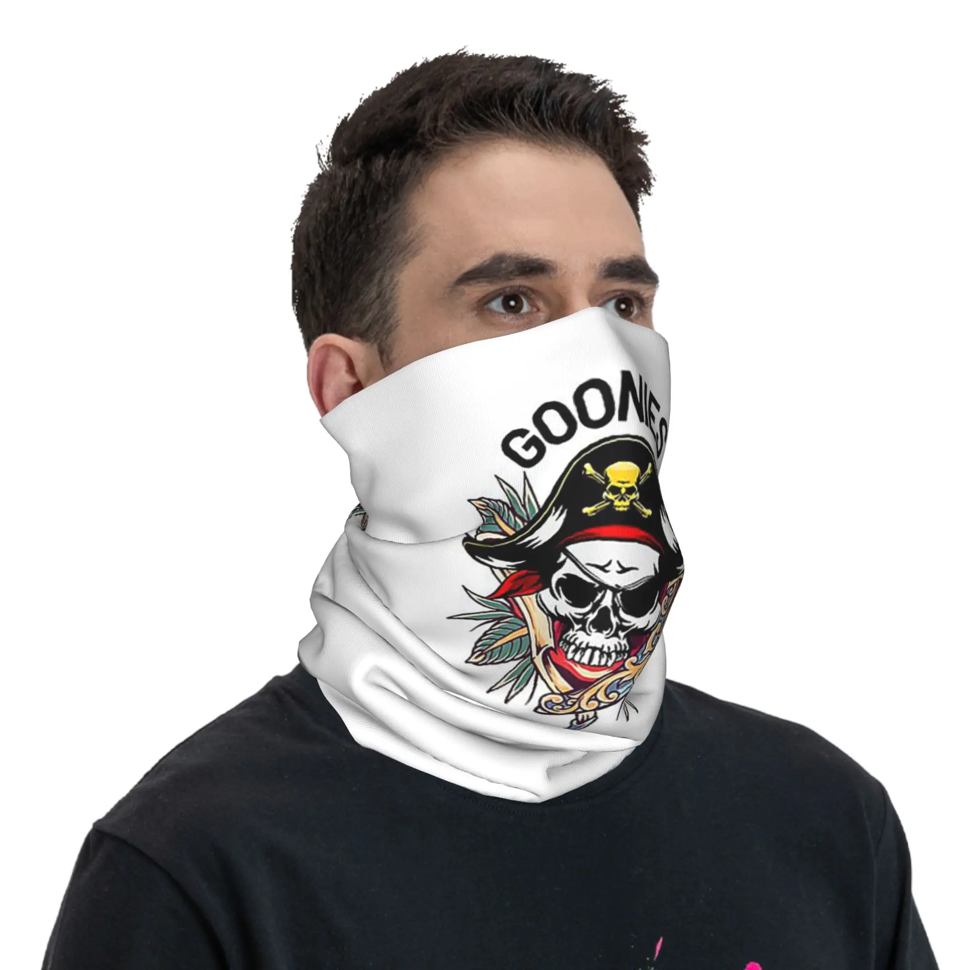 

Goonies Never Say Die подарки бандана на шею гетры с принтом волшебный шарф теплая повязка на голову для езды на велосипеде унисекс для взрослых зима