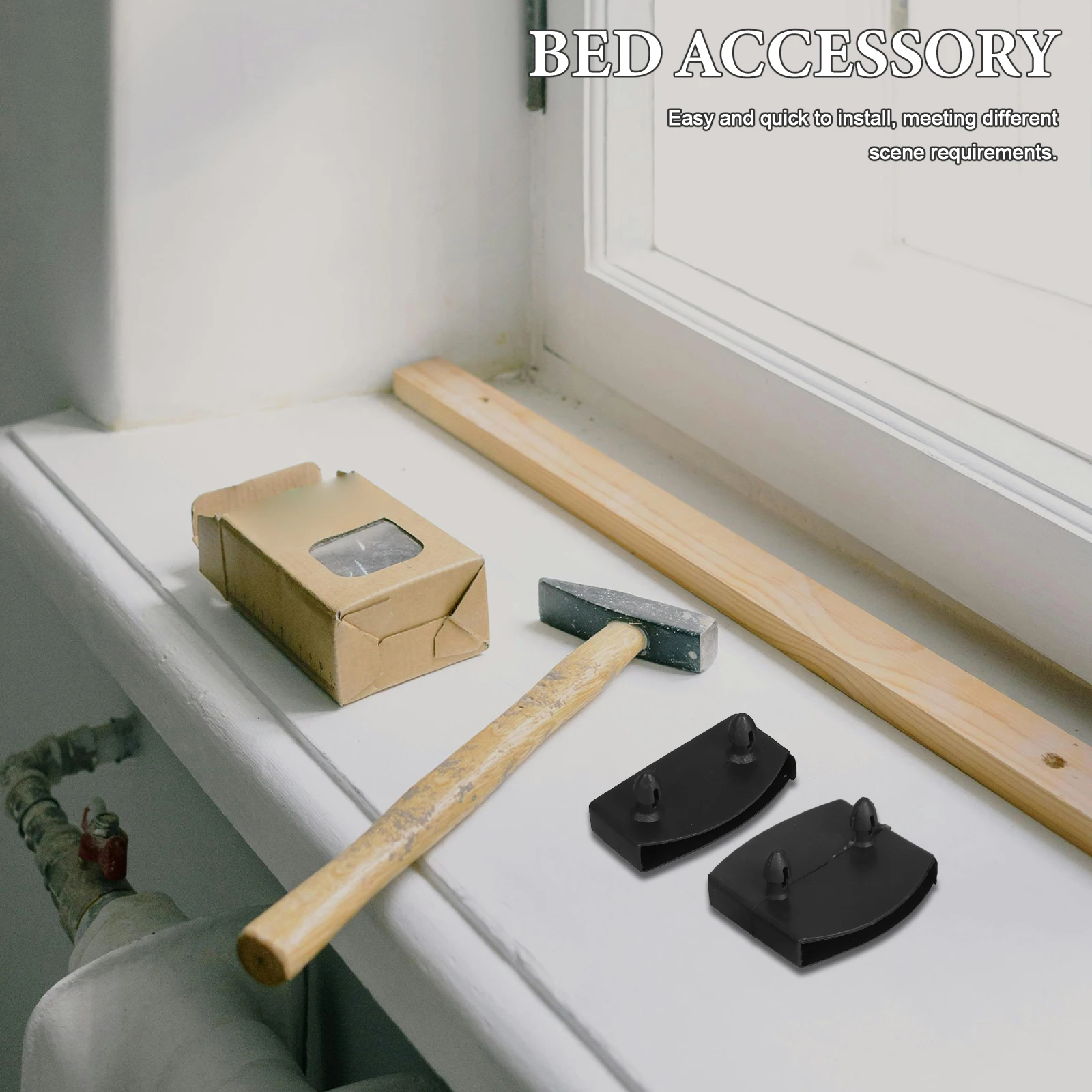 

1 Set Plastic End Caps Replacement Bed Slat End Cover For Furniture Bed Slat Accessory Durable Smooth Finish Multi-Functional