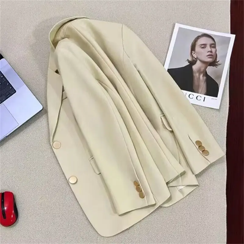 Modna Wiosna Jesień Nowa Mała Marynarka Damska Sexy Casual High Street Styl Garnitur Koreańska Wersja Top Modny Wygodny Płaszcz