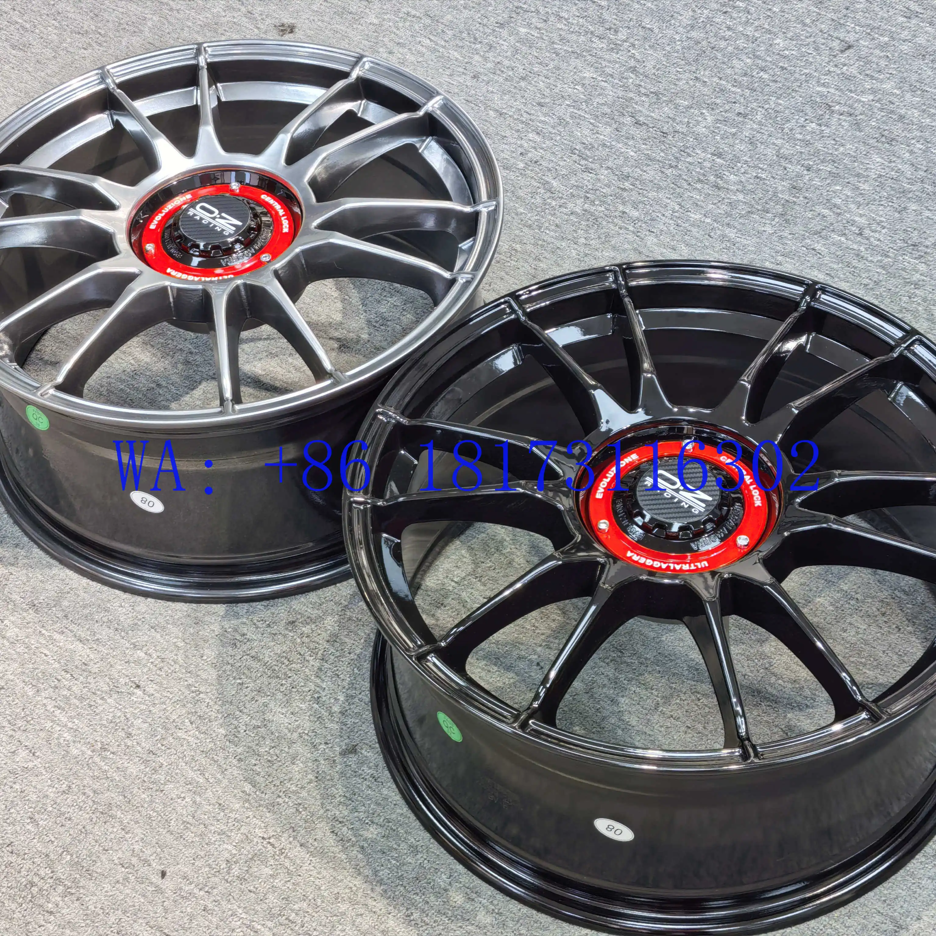 Hot Chrome 17  18  19  20 inch   spinning modified wheels for   Golf ID3miniR55 type Civic view 2