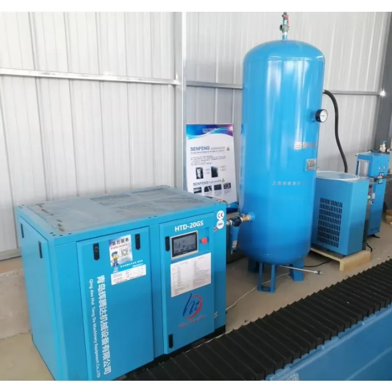 Screw Compressor Dryer Scroll High Pressure Silent Rotary Screw Inverter Electric 500 Liter 100l air Compressor 5