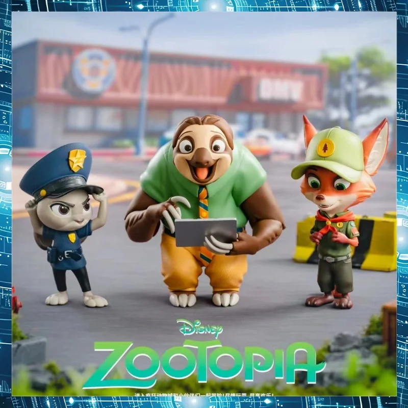 

Disney Morstorm Zootopia Judy Nick Flash Action Figure Collaboration Collectible Handmade Doll Cartoon Suit Home Decor Gift