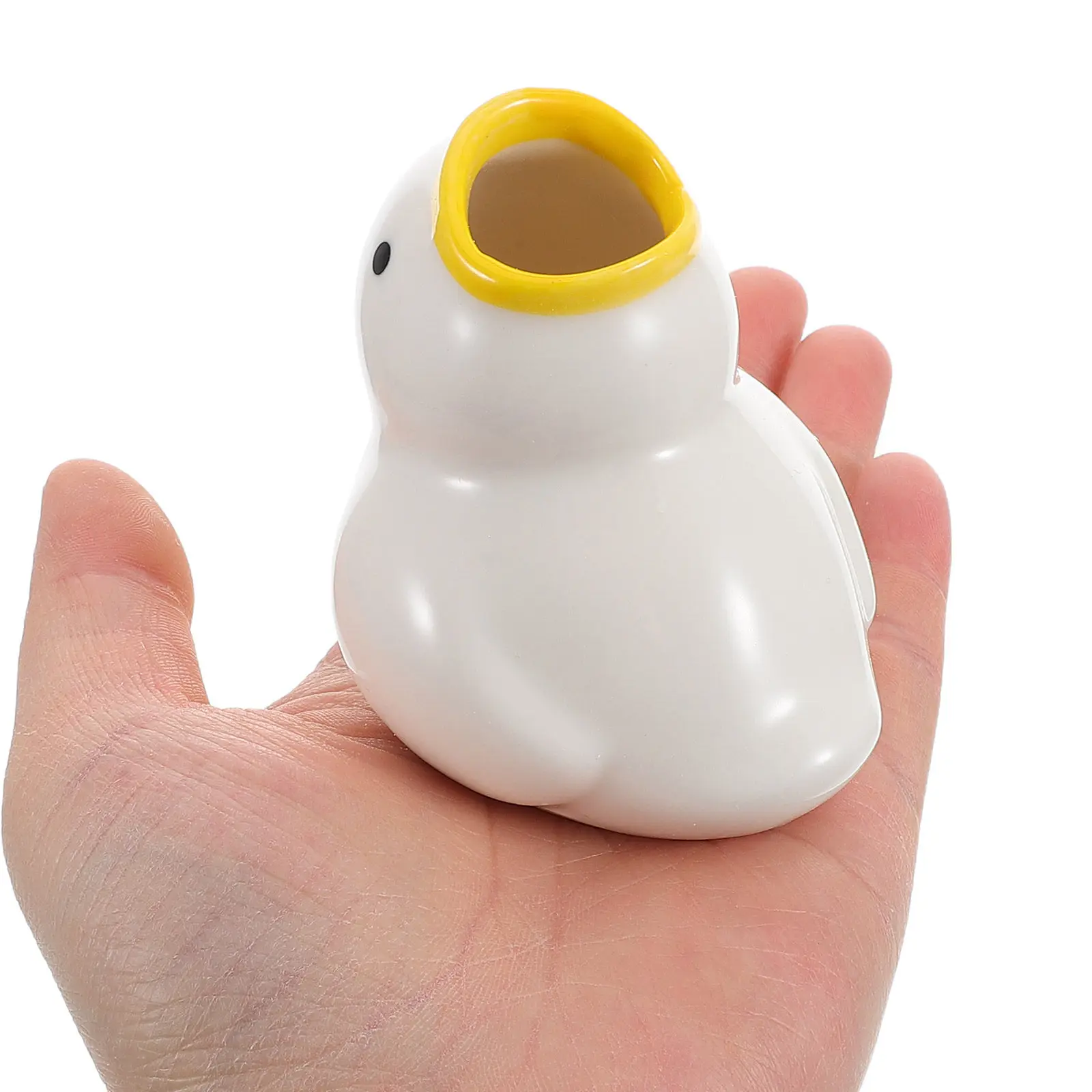 

Mini Ceramic Duck Toothbrush Holder Adorable Cartoon Animal Design Modern Bathroom Accessory for Toothbrush Razor