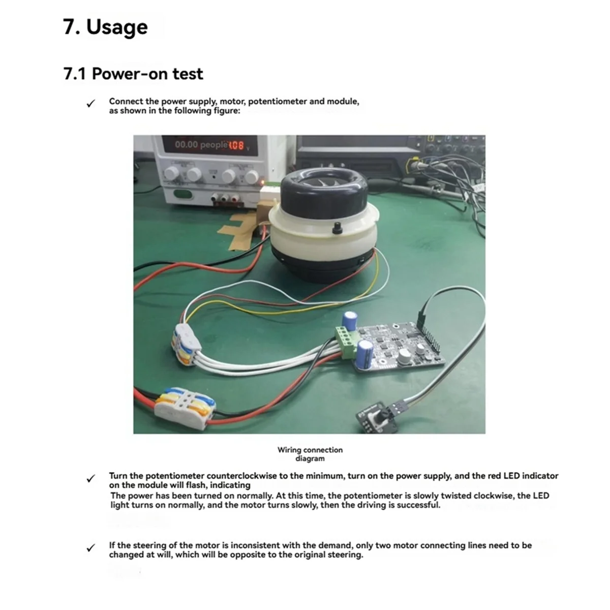 

A56XQ DC 6-80V BLDC Three Phase DC Brushless Motor Controller PWM High Power 1600W Motor Driver Board Motor Regulator No Hall
