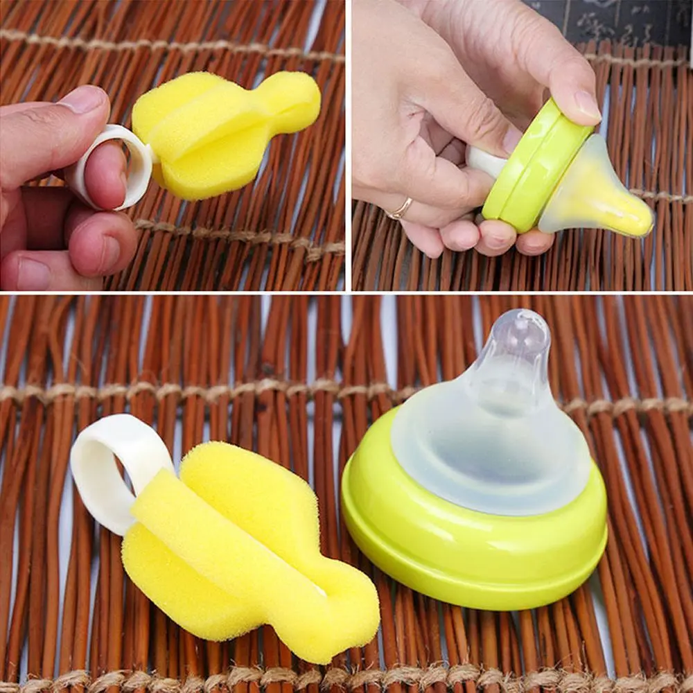 

Bottle Kit 360 Degree Rotating Newborn Baby Supplies Milk Container Sponge Brush Cleaning Brush Pacifier Brush Teat Cleaner