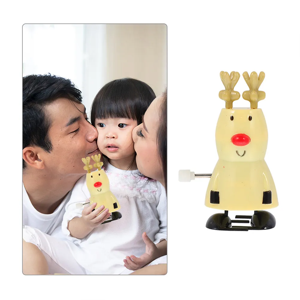 

3Pcs Adorable Christmas Santa Wind Up Children Plaything Manual Clockwork Mechanism Cute Home Decor Holiday Gift Idea