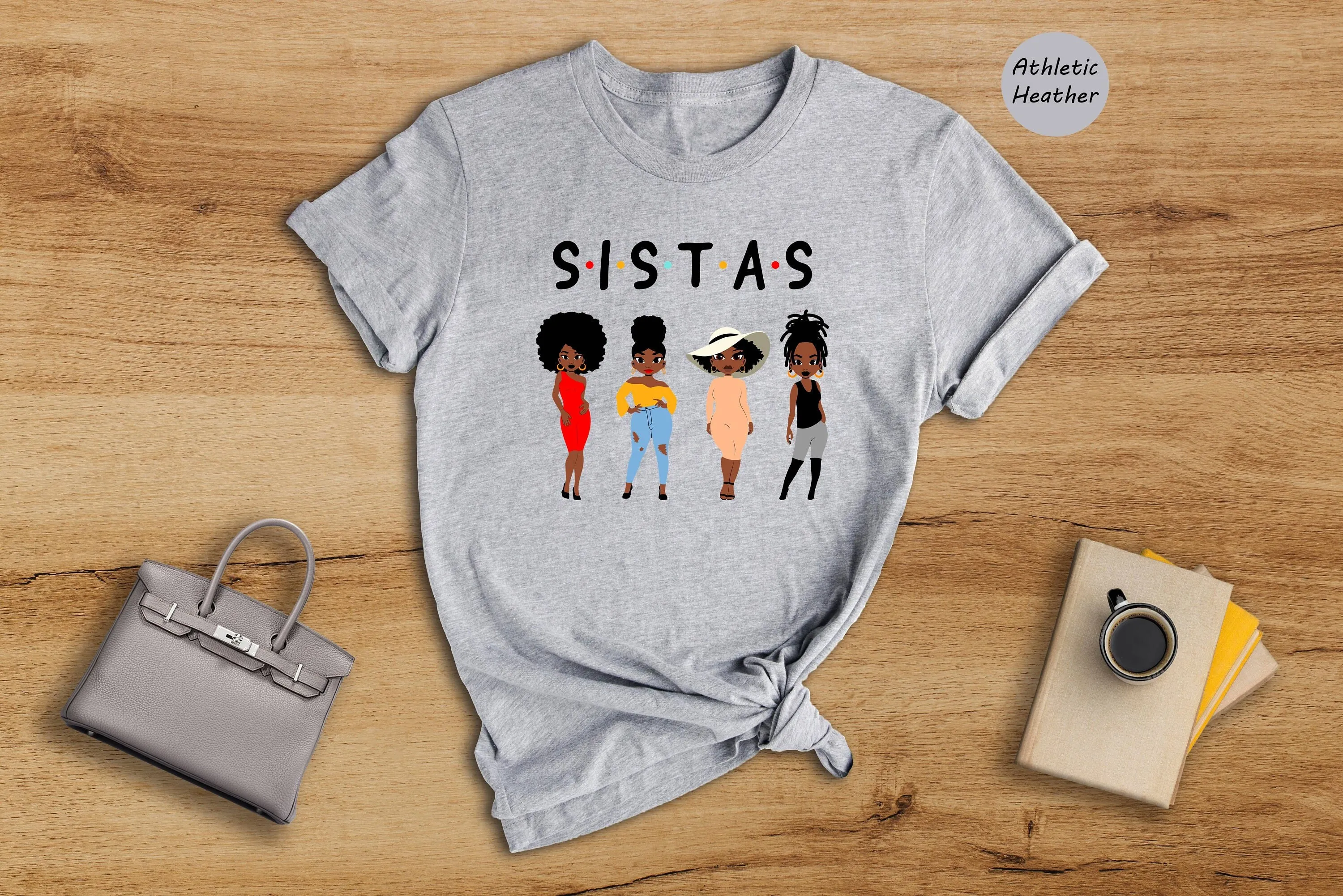 

Футболка Sistas Afro Womans American Black Woman Lives Matter Girl