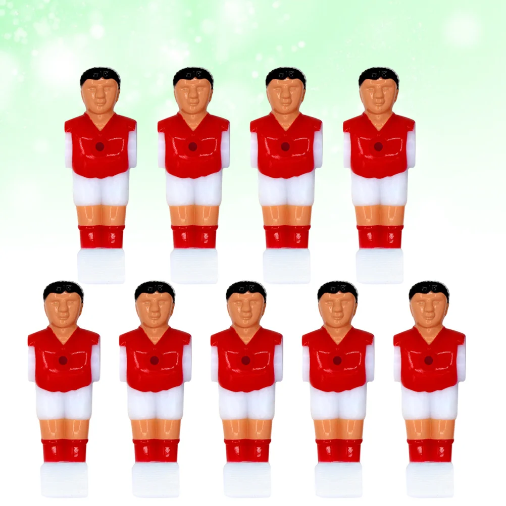 

9pcs Plastic Table Foosball Men Player Replacement Parts Tournament Style Soccer For Standard Rods Durable Easy Install