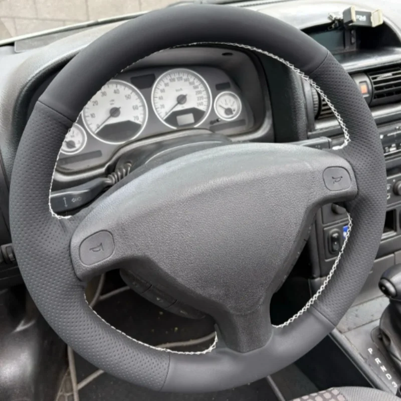 Custom DIY Microfibre Leather G Corsa B Zafira A Agila A Combo B Tigra Car Accessories Steering Wheel Cover For Opel Astra