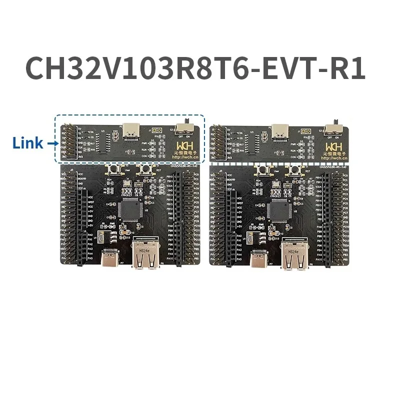 CH32V103R8T6-EVT Development Board 32-bit Enhanced RISC-V Microcontroller Evaluation Boards